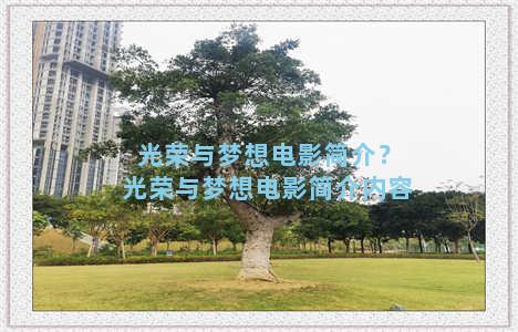 光荣与梦想电影简介？光荣与梦想电影简介内容