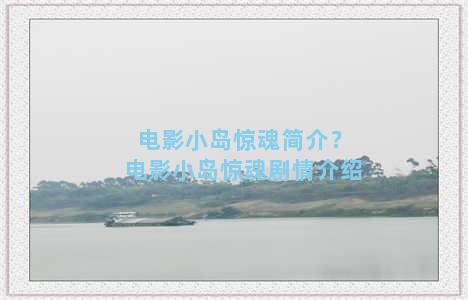 电影小岛惊魂简介？电影小岛惊魂剧情介绍